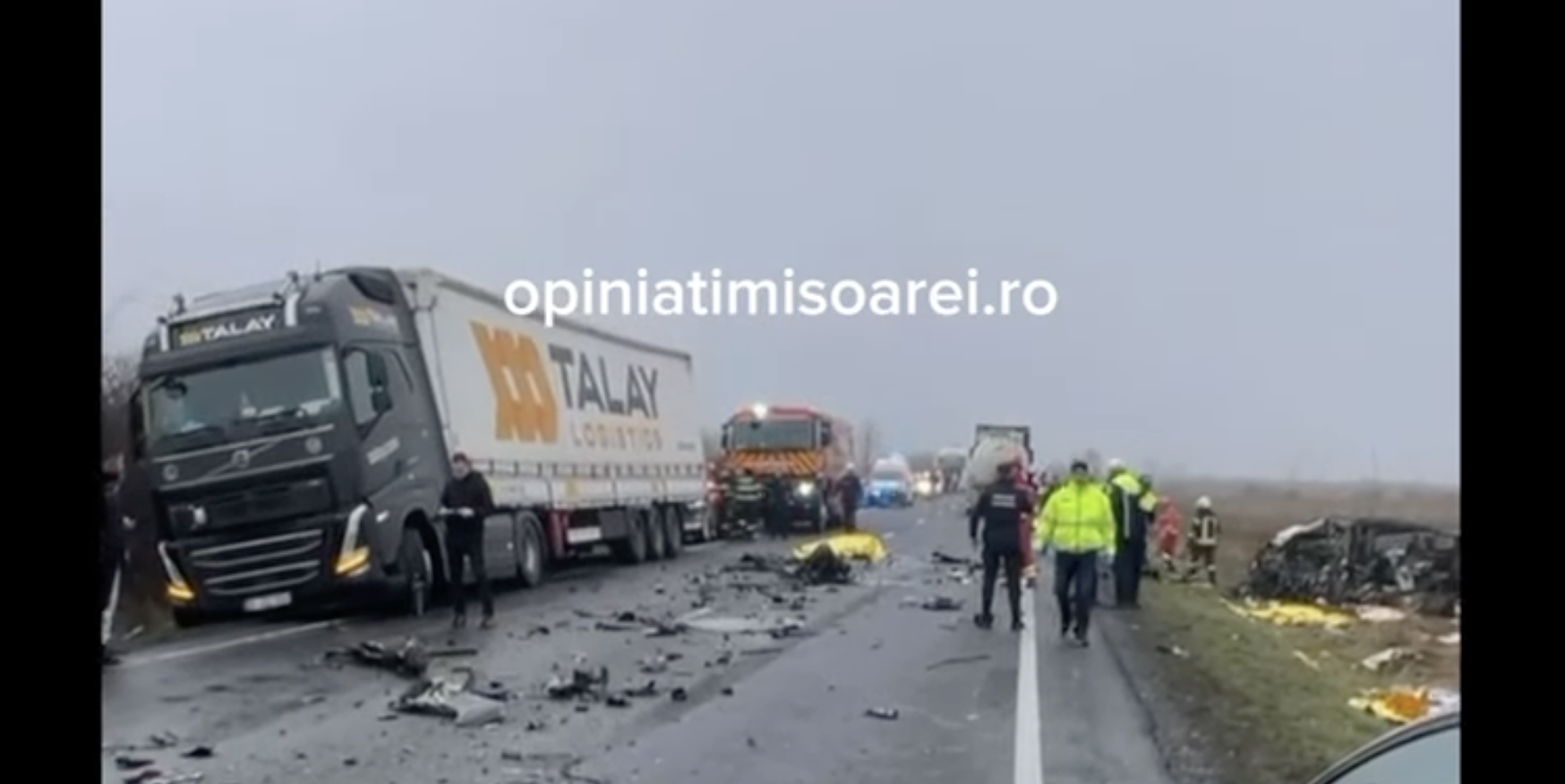 Τραγικό τροχαίο δυστύχημα με επτά νεκρούς φιλάθλους του ΠΑΟΚ στη Ρουμανία (video)